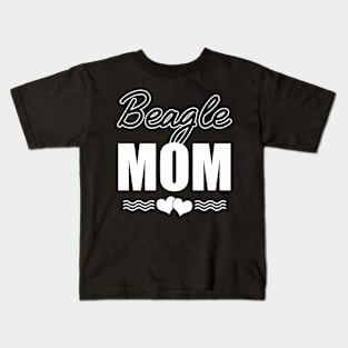 Beagle Mom Funny Dog Lover Gift Kids T-Shirt